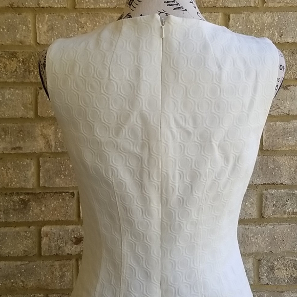 Beautiful Ann Klein Dress White Sz 2 - Picture 6 of 8
